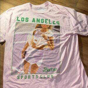 Barbie Pink Los Angeles Sports Club Tee
